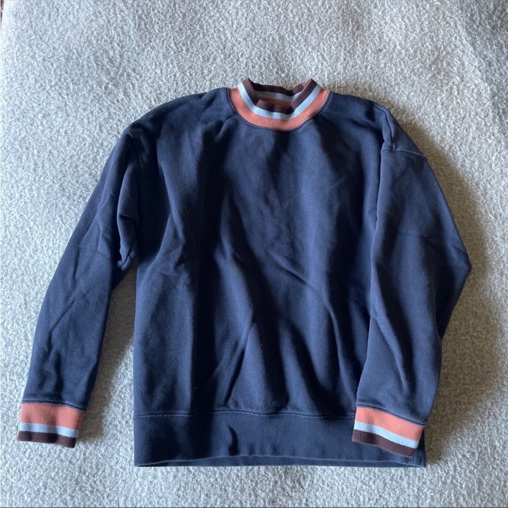 Madewell small blue sweater